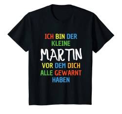 Kinder Name Martin - Ich Bin Der Kleine Martin T-Shirt von Name Martin Namensgeschenk Geburtstag Namenstag