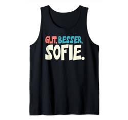 Gut Besser Sofie Tank Top von Namensshirt mit Namen bedruckt - Frauen, Mädchen