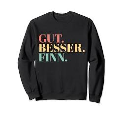 Gut Besser Finn Sweatshirt von Namensshirt mit Namen bedruckt - Männer, Jungen