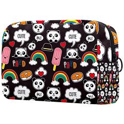 Kulturbeutel Kosmetiktasche Reise Make-up Organizer Kulturbeutel Beutel mit Reißverschluss You Rock Panda für Reisezubehör Essentials von Nananma