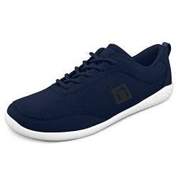 Nanga Barefoot Men - Merino Barfuß Schuhe für Herren, Outdoor Sneaker aus Merinowolle, Gesundheitsschuhe, Traillaufschuhe (dunkelblau, Numeric_44) von Nanga