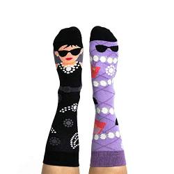 Nanushki - Damen Herren Socken | Lustige Außergewöhnliche Socken | Witzig Socken Verrückt | 3 Größen | OEKO-TEX (M - (40-43), Audrey) von Nanushki