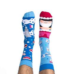 Nanushki Damen Herren Socken | Lustige Außergewöhnliche Socken | Witzig Socken Verrückt | 3 Größen | OEKO-TEX | Happy Friends from Work | (36-39, Teethany Payne) von Nanushki