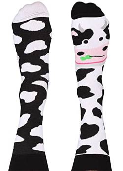 Nanushki unisex lustige verrückte Motiv Socken, Kuh, Kalb (40-43 EU, Holy Cow) von Nanushki