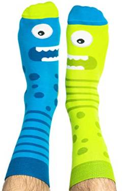 Nanushki unisex lustige verrückte Motiv Socken Monster (36-39 EU, Monster) von Nanushki