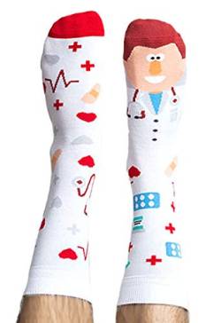 Nanushki unisex lustige verrückte Motiv Socken - dr Phil Good - der Arzt, der Doktor (36-39, Dr Phil Good) von Nanushki