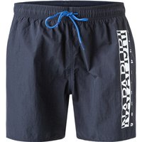 NAPAPIJRI Herren Badeshorts blau Mikrofaser unifarben von Napapijri