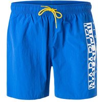 NAPAPIJRI Herren Badeshorts blau Mikrofaser unifarben von Napapijri