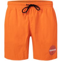 NAPAPIJRI Herren Badeshorts orange Mikrofaser unifarben von Napapijri