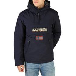 NAPAPIJRI Herren Rainforest Pocket 1 Sweatjacke, blau, Large von Napapijri