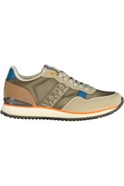 NAPAPIJRI NP0A4HL5 Sneakers mit Schnürsenkeln aus Wildleder für Damen, Beige/Grün, 42 von Napapijri