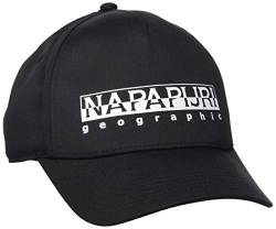 Napapijri Herren FRAMING 1 Baseball Cap, Schwarz (Black 0411), One Size (Herstellergröße: OS) von Napapijri
