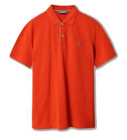 Napapijri Herren Taly 3 Polo Shirt, NP0A4EGD, L, Orange von Napapijri