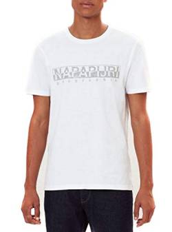 Napapijri N0YISS T-Shirt Man White M von Napapijri