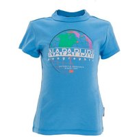 Napapijri T-Shirt NP0A4H3 für Kinder Unisex Rundhalsauschnitt S-Azogues mit Rippbündchen von Napapijri
