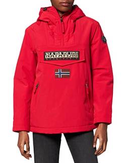 Napapijri Women's Rainforest W PKT 3 Jacket, red Tango, S von Napapijri