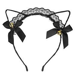 Katzenohren Stirnband, Cosplay Katzenohren Stirnband Schwarz für den Alltag Hochzeiten Partys Tänze von Naroote
