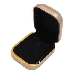 Naroote LED-Charm-Box, Starke LED-Licht-Anhänger-Box, Vielseitig Einsetzbar, Wasserdicht, Weiches Futter für Halsketten (Gold) von Naroote