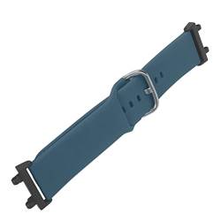 Naroote Silikon-Uhrenarmband, Verstellbares, Flexibles, Atmungsaktives Smartwatch-Armband für Dating (Dunkelblau) von Naroote