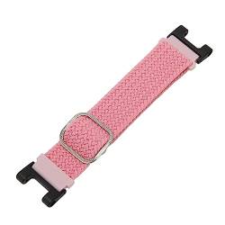 Naroote Smartwatch-Armband, 22 Mm, Atmungsaktives, Geflochtenes, Elastisches Smartwatch-Armband Zum Laufen (Rosa) von Naroote