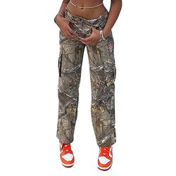 Naroote Weibliche Lockere Hosen, Stilvolle Damenhose mit Geradem Bein, Atmungsaktives Modedruckmuster für Zuhause (L) von Naroote