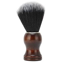 Rasierpinsel für Männer, Herren-Rasierpinsel, Friseur-Rasierwerkzeug mit Holzgriff, Friseursalon-Bartpinsel für den Heim- und Salongebrauch von Naroote