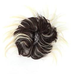 Unordentliches Haarteil, Weich, Natürlich, Einfach zu Kombinieren, Hitzebeständiges Hochsteckfrisur-Haarteil mit Verstellbarem Haarband für Frauen und Mädchen (Q17-6H613#) von Naroote