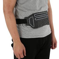 linxiaojix Fitness-Gürteltasche, Hüfttasche, ultradünne Hüfttasche, wasserabweisend mit Zwei Reißverschlüssen, weit verbreitet für Zuhause für Männer von Naroote