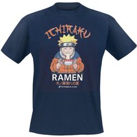 Naruto - Anime T-Shirt für Kinder - Kids - Ichiraku Ramen - für Mädchen & Jungen - navy  - Lizenzierter Fanartikel von Naruto