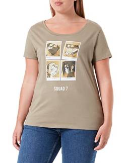 Naruto Damen Wonarutts044 T-Shirt, kaki, Large von Naruto