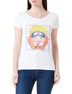 Naruto Damen Wonarutts059 T-Shirt, weiß, M von Naruto