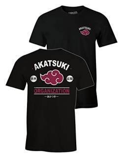 Naruto Herren MENARUTTS109 T-Shirt, Schwarz, M von Naruto