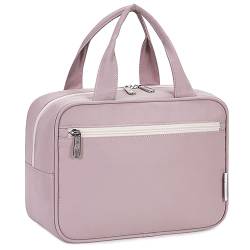 Narwey Kulturtasche Damen Gross Reise-Make-up-Tasche Große Kosmetiktasche Make-up-Etui Organizer für Damen Herren(Rosa) von Narwey