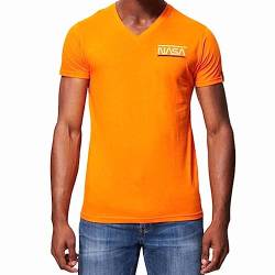 NASA Herren Gns80705 M S8 T-Shirt, Orange, S von Nasa