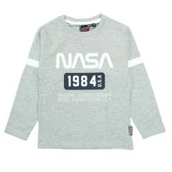 Nasa Classic GNS4444 TS Kids S3-14A T-Shirt, GRIS, 14 Años von Nasa