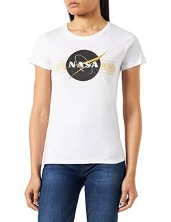 Nasa Damen Wonasadts067 T-Shirt, weiß, XXL von Nasa