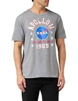 Nasa Herren 1969 T Shirt, Graphite Grey, M EU von Nasa