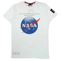 Nasa Herren Gns4010 TMC Men S2-m T-Shirt, Weiß, 48 von Nasa