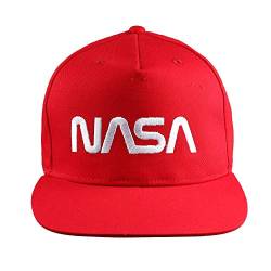 Nasa Herren Space Station Cap Baseballkappe, Klassisches Rot, Einheitsgröße von Nasa