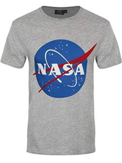 Nasa Herren T-Shirt, Grauer Mix, M von Nasa