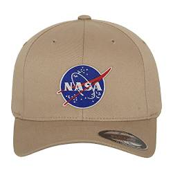 Nasa Offizielles Lizenzprodukt Insignia Flexfit Cap (Khaki), Klein/Mittel von Nasa