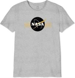 Nasa Unisex Kinder Ginasadts066 T-Shirt, Gris Melange, 12 Jahre von Nasa