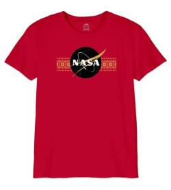 Nasa Unisex Kinder Ginasadts066 T-Shirt, Rouge, 10 Jahre von Nasa