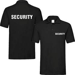 T-Shirt Security | Crew | Ordner | WUNSCHTEXT | Poloshirt | Hoodie | Jacke | Warnweste (5XL, Security - Poloshirt) von Nashville print factory