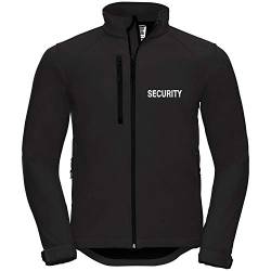 T-Shirt Security | Crew | Ordner | WUNSCHTEXT | Poloshirt | Hoodie | Jacke | Warnweste (L, Softshelljacke - Security) von Nashville print factory