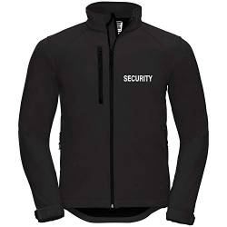 T-Shirt Security | Crew | Ordner | WUNSCHTEXT | Poloshirt | Hoodie | Jacke | Warnweste (M, Softshelljacke - Security) von Nashville print factory