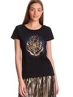 Harry Potter Hogwarts Special T Damen T-Shirt schwarz, Größe:M von Nastrovje Potsdam