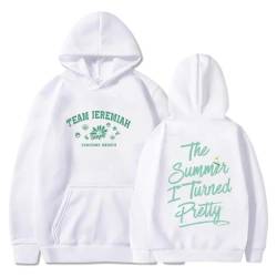 NatTco The Summer I Turned Pretty Merch Team Hoodie 2023 Cousins Beach Jeremiah Conrad Langarm-Sweatshirts Herren Damenbekleidung,Weiß,S von NatTco