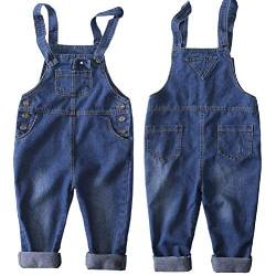 Natashas Kinder Jungen Jeans Latzhose Overalls Jeanshose für Mädchen (100) von Natashas