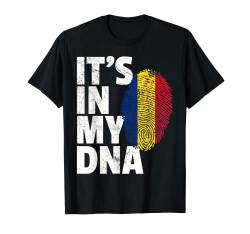 IT'S IN MY DNA Romanian Romania Flag Official Pride Gift T-Shirt von Nation National Flag Pride Roots Family Matching